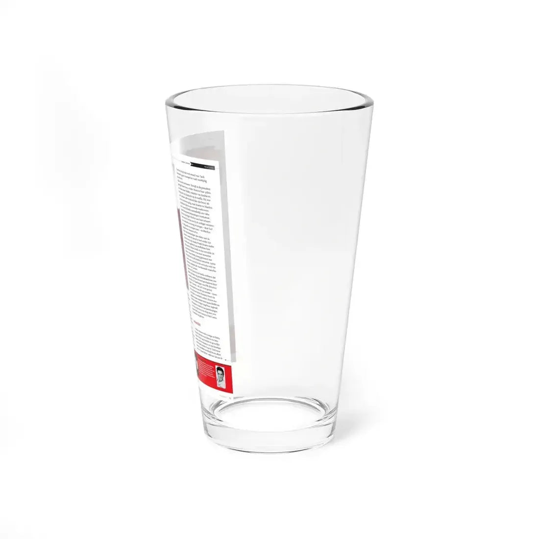 Jeanne Carmen #226 - German Mag. Layout (Vintage Female Icon) Pint Glass 16oz - Go Mug Yourself