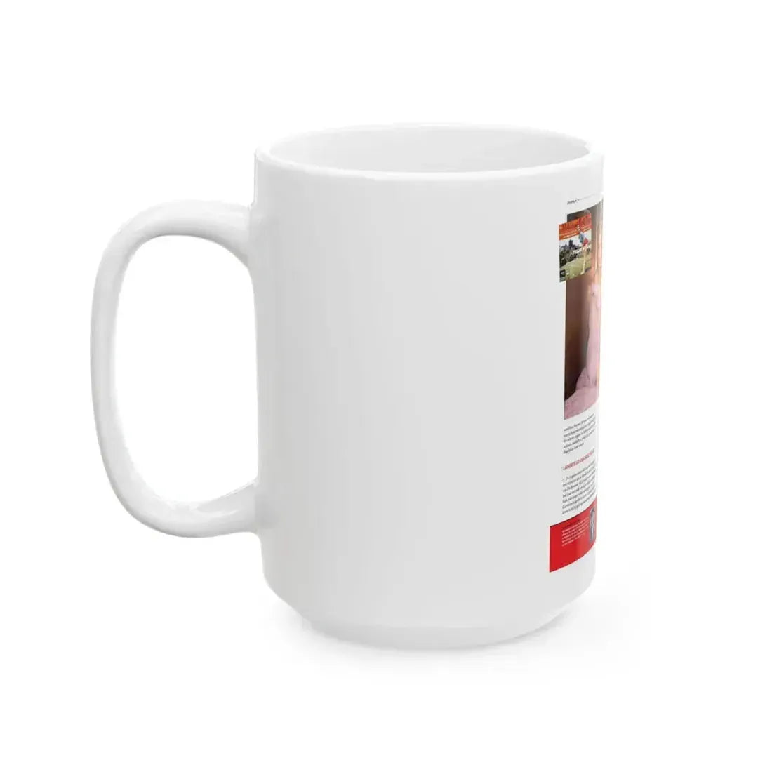 Jeanne Carmen #226 - German Mag. Layout (Vintage Female Icon) White Coffee Mug - Go Mug Yourself