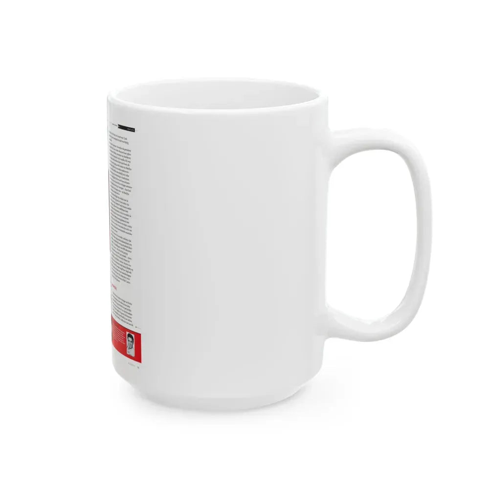 Jeanne Carmen #226 - German Mag. Layout (Vintage Female Icon) White Coffee Mug - Go Mug Yourself