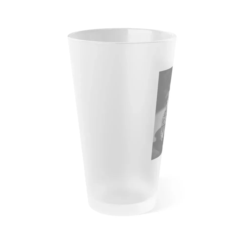 Jeanne Carmen #231 (Vintage Female Icon) Frosted Pint Glass 16oz - Go Mug Yourself