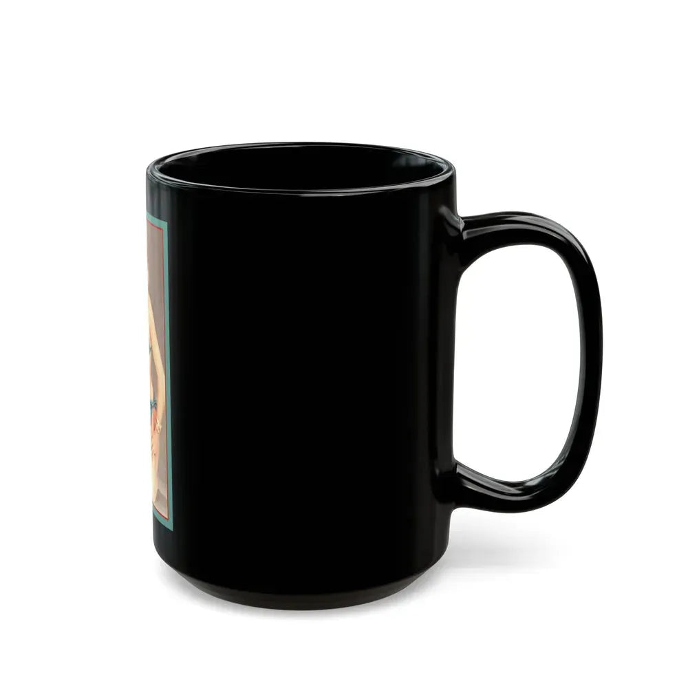 Jeanne Carmen #232 (Vintage Female Icon) Black Coffee Mug - Go Mug Yourself