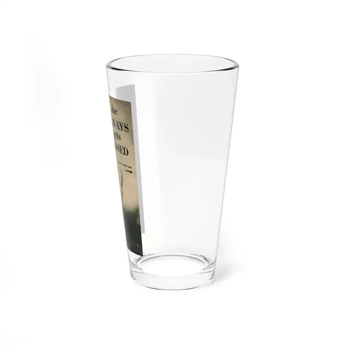 Jeanne Carmen #323 - Page 85 Page 1 of 5 with B&W Pin-Up Pic from PHOTO Digest Mag. Sept. '53 (Vintage Female Icon) Pint Glass 16oz - Go Mug Yourself