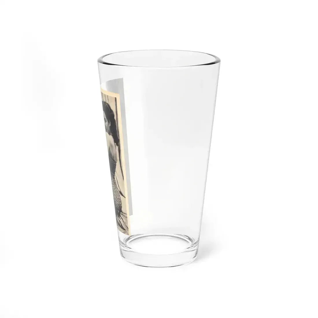 Jeanne Carmen #327 - Page 132 Pages 3 of 3 with 1 B&W Pin-Up Pic also B&W Glamour Shot from TAB Digest Mag. Jan. '54 (Vintage Female Icon) Pint Glass 16oz - Go Mug Yourself