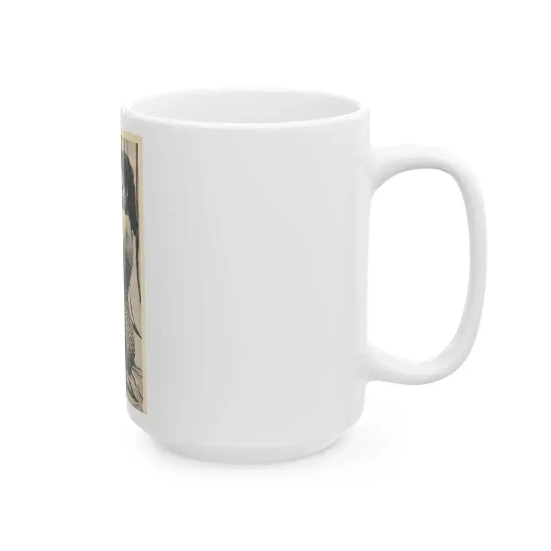 Jeanne Carmen #327 - Page 132 Pages 3 of 3 with 1 B&W Pin-Up Pic also B&W Glamour Shot from TAB Digest Mag. Jan. '54 (Vintage Female Icon) White Coffee Mug - Go Mug Yourself