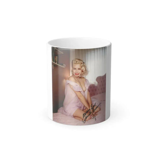 Jeanne Carmen #45 (Vintage Female Icon) Color Changing Coffee Mug 11oz - Go Mug Yourself