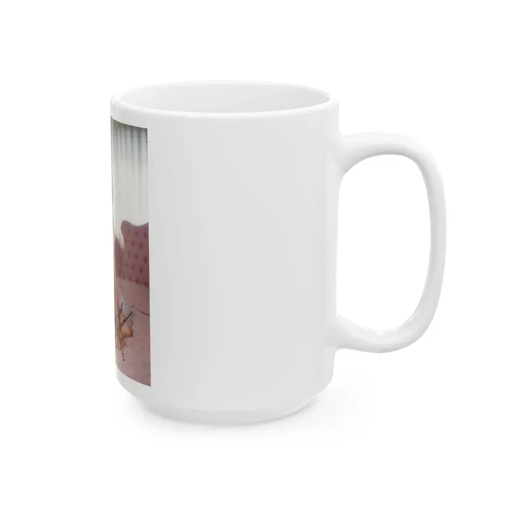 Jeanne Carmen #45 (Vintage Female Icon) White Coffee Mug - Go Mug Yourself