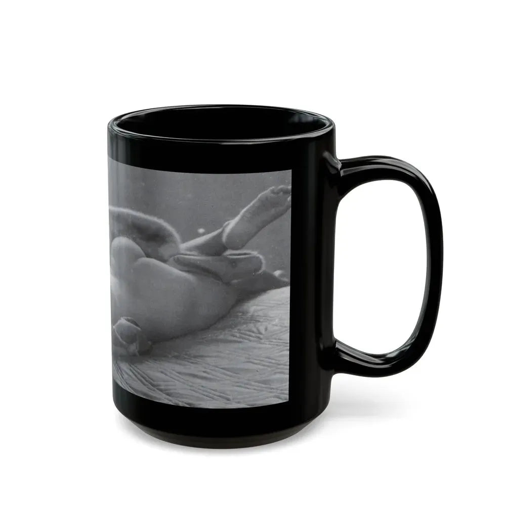 Jeanne Carmen #46 (Vintage Female Icon) Black Coffee Mug - Go Mug Yourself