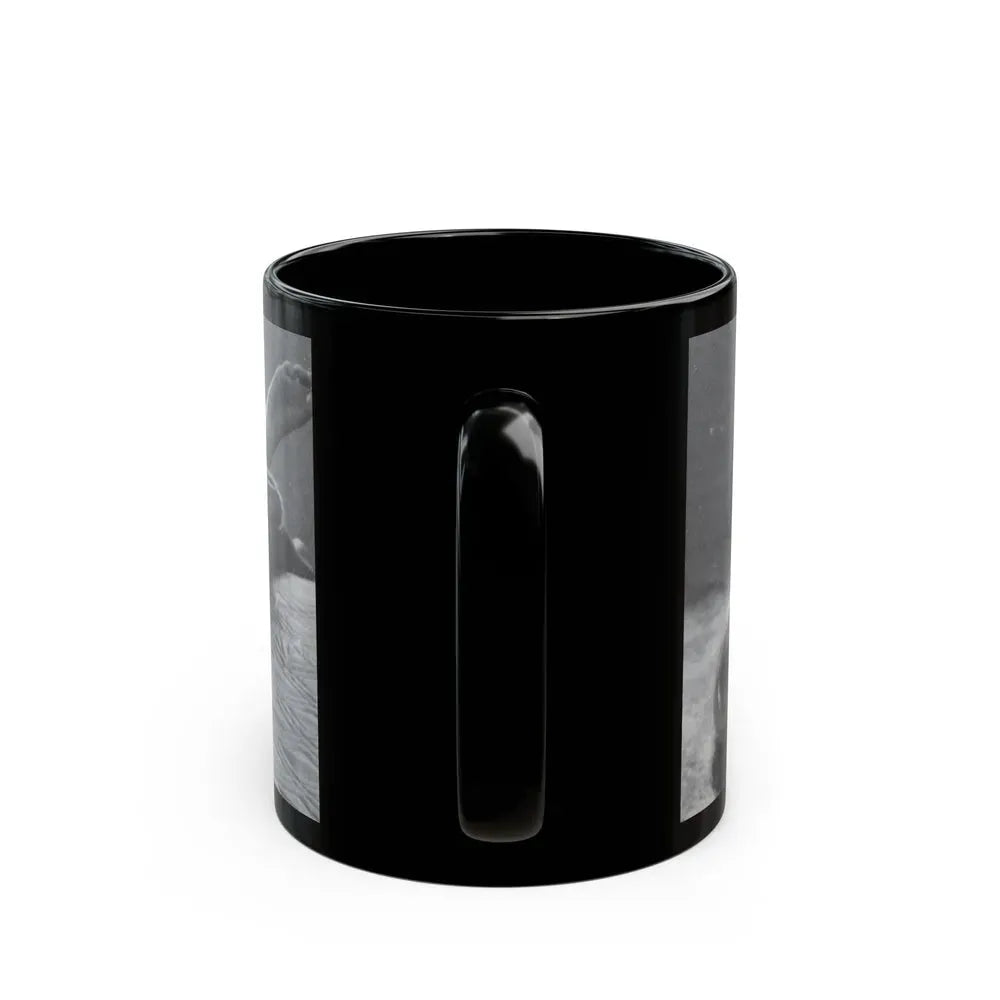 Jeanne Carmen #46 (Vintage Female Icon) Black Coffee Mug - Go Mug Yourself