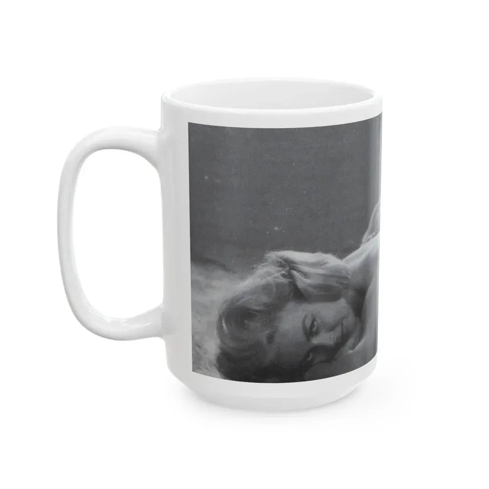 Jeanne Carmen #46 (Vintage Female Icon) White Coffee Mug - Go Mug Yourself