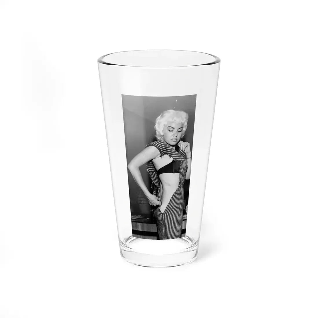 Jeanne Carmen #49 (Vintage Female Icon) Pint Glass 16oz 16oz - Go Mug Yourself