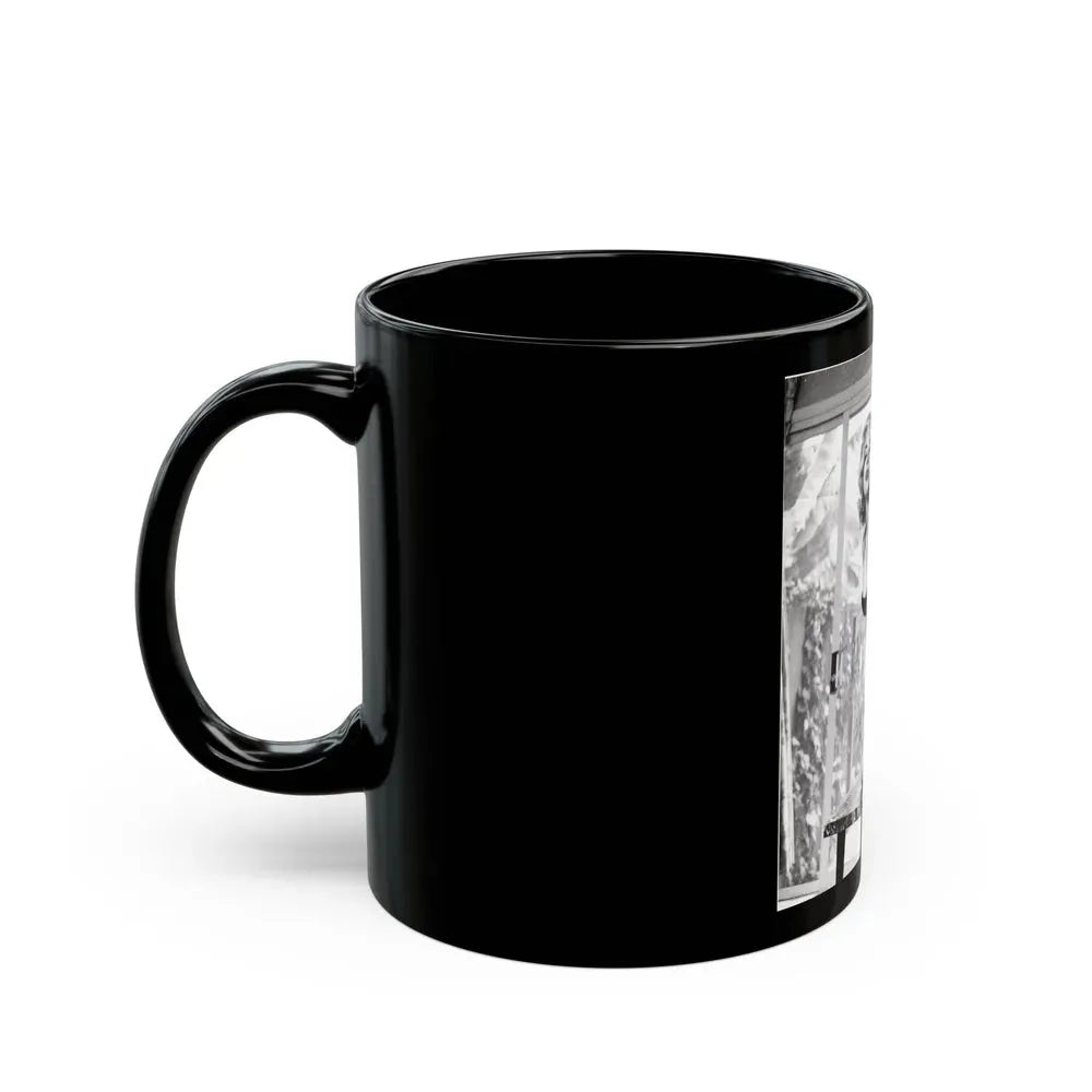 Jeanne Carmen #50 (Vintage Female Icon) Black Coffee Mug - Go Mug Yourself