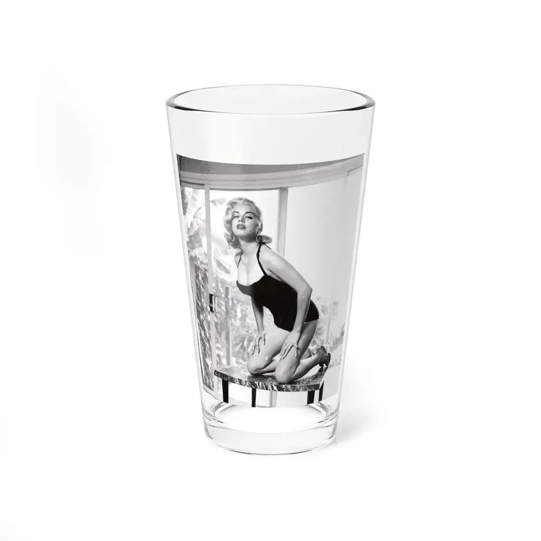 Jeanne Carmen #50 (Vintage Female Icon) Pint Glass 16oz 16oz - Go Mug Yourself