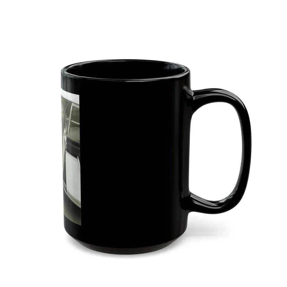 Jeanne Carmen #52 (Vintage Female Icon) Black Coffee Mug - Go Mug Yourself