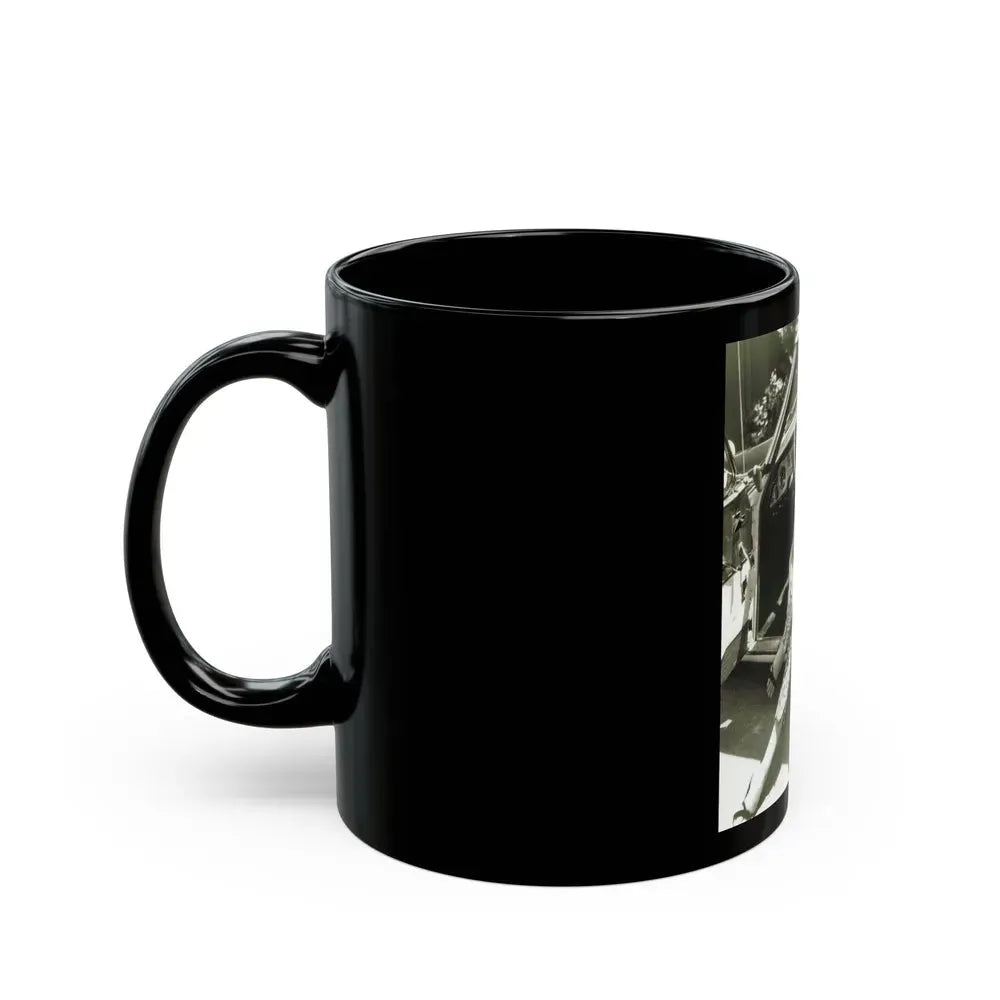 Jeanne Carmen #52 (Vintage Female Icon) Black Coffee Mug - Go Mug Yourself