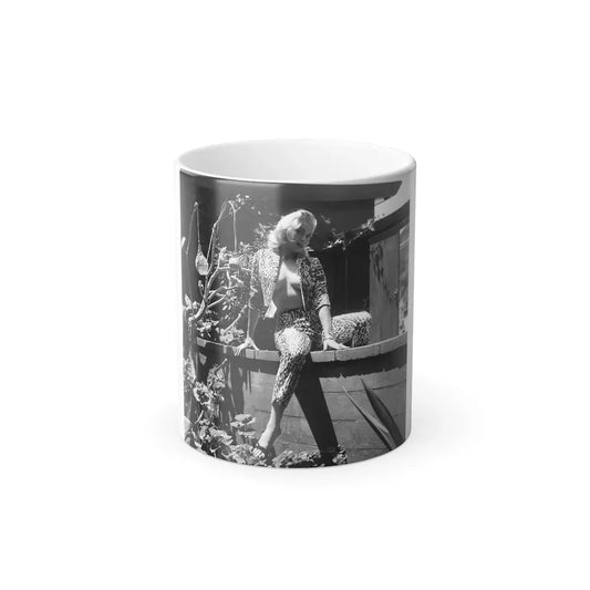 Jeanne Carmen #53 (Vintage Female Icon) Color Changing Coffee Mug 11oz - Go Mug Yourself