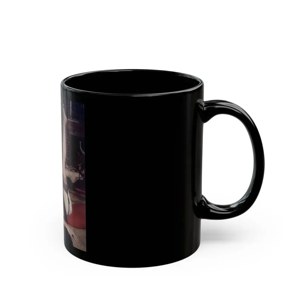 Jeanne Carmen #56 (Vintage Female Icon) Black Coffee Mug - Go Mug Yourself
