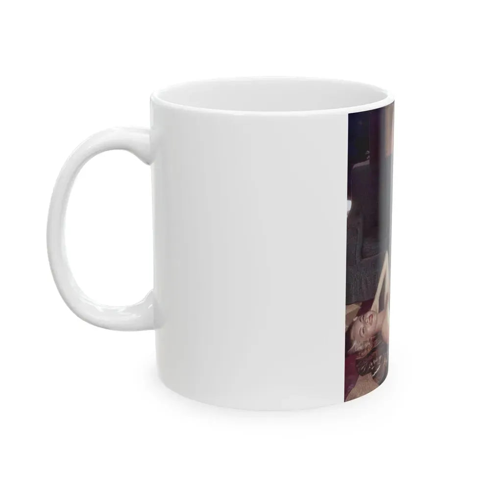 Jeanne Carmen #56 (Vintage Female Icon) White Coffee Mug - Go Mug Yourself