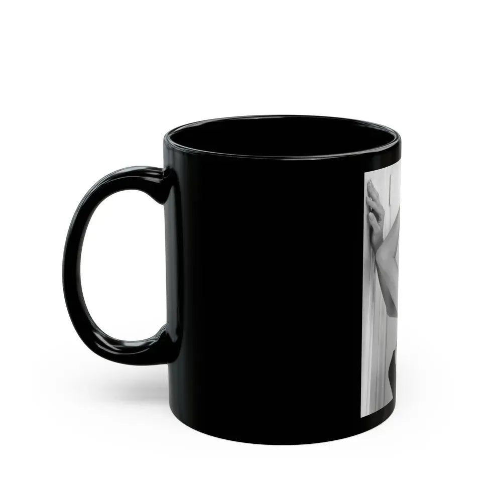 Jeanne Carmen #57 (Vintage Female Icon) Black Coffee Mug - Go Mug Yourself