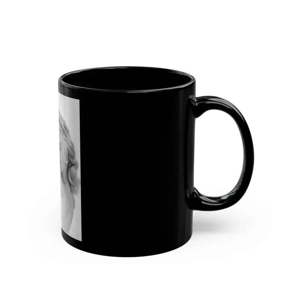 Jeanne Carmen #57 (Vintage Female Icon) Black Coffee Mug - Go Mug Yourself
