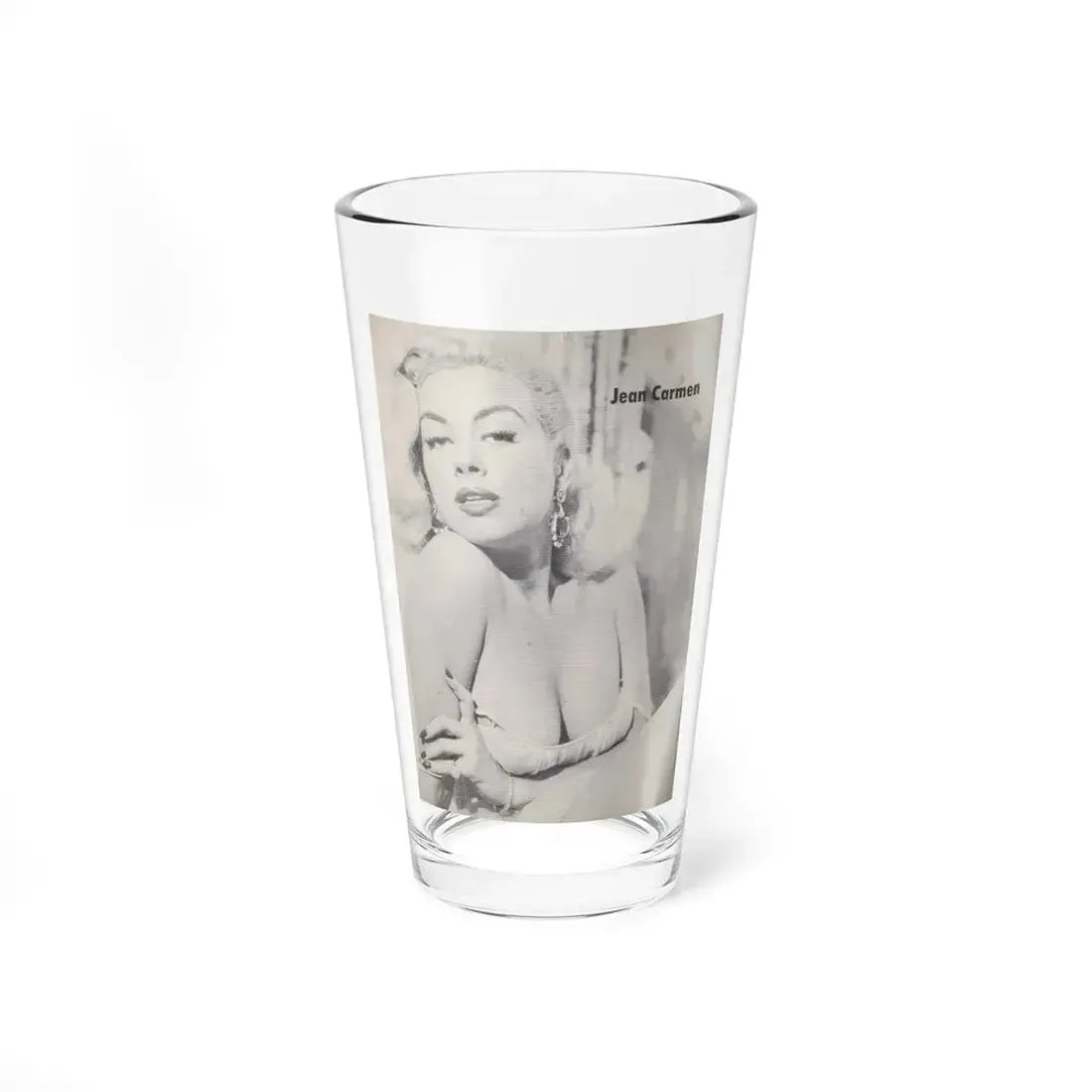 Jeanne Carmen #70 (Vintage Female Icon) Pint Glass 16oz 16oz - Go Mug Yourself