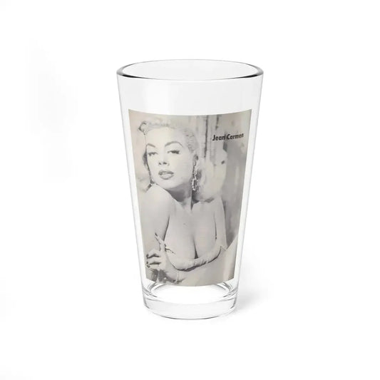 Jeanne Carmen #70 (Vintage Female Icon) Pint Glass 16oz 16oz - Go Mug Yourself