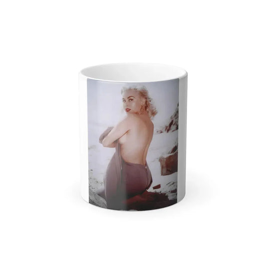 Jeanne Carmen #88 (Vintage Female Icon) Color Changing Coffee Mug 11oz - Go Mug Yourself