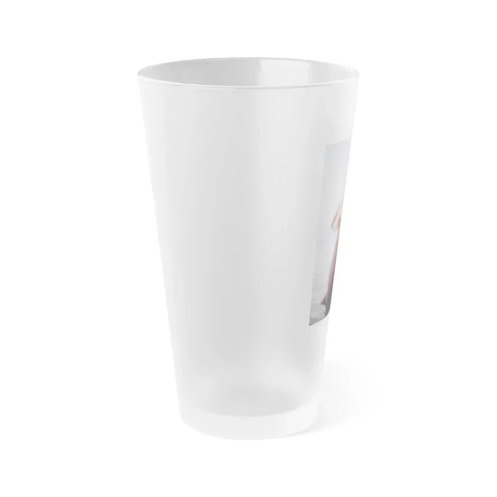 Jeanne Carmen #88 (Vintage Female Icon) Frosted Pint Glass 16oz - Go Mug Yourself