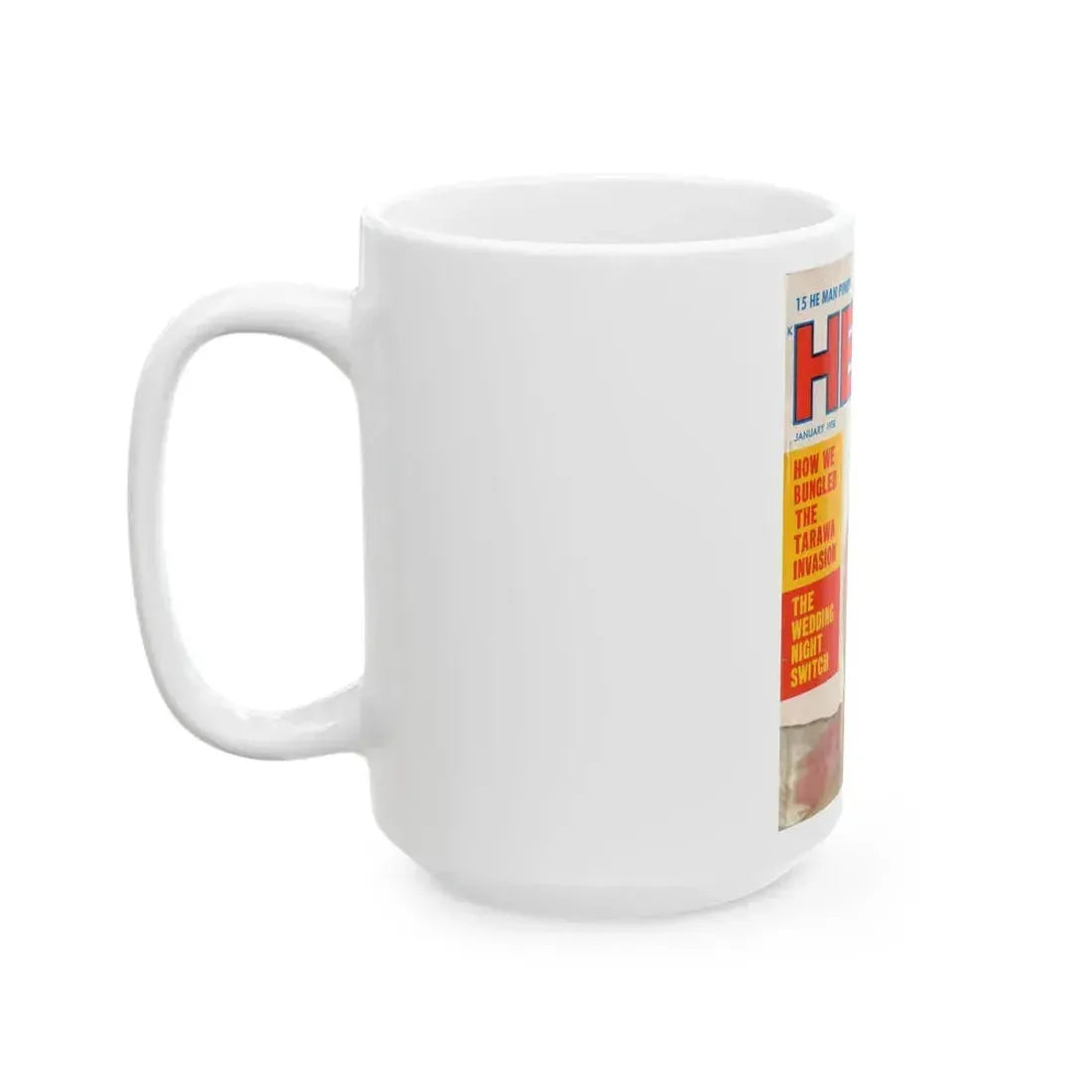 Jeanne Carmen #89 - Mag. Cover (Vintage Female Icon) White Coffee Mug - Go Mug Yourself