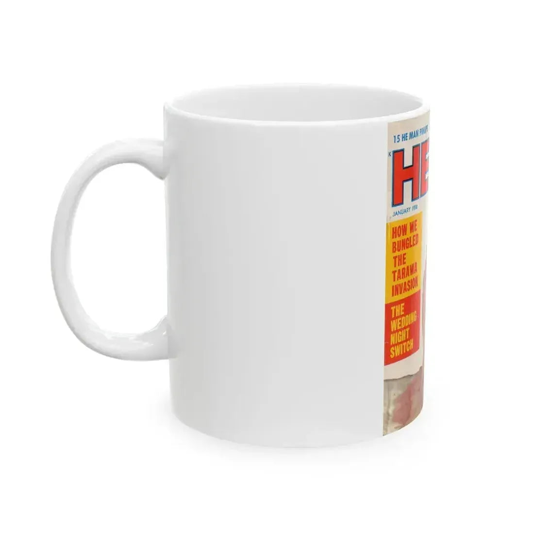 Jeanne Carmen #89 - Mag. Cover (Vintage Female Icon) White Coffee Mug - Go Mug Yourself