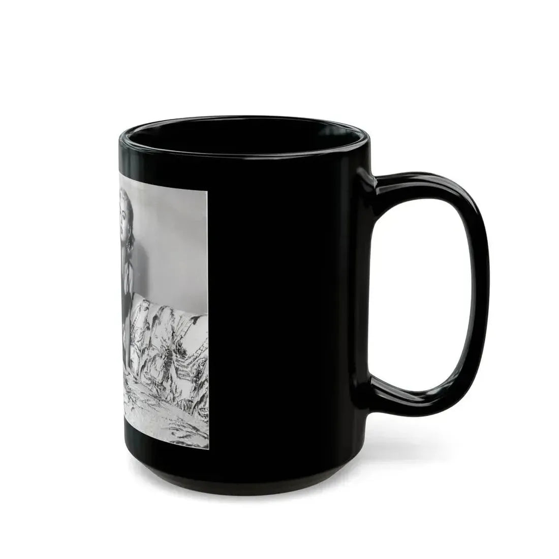 Jeanne Carmen #92 1 (Vintage Female Icon) Black Coffee Mug - Go Mug Yourself