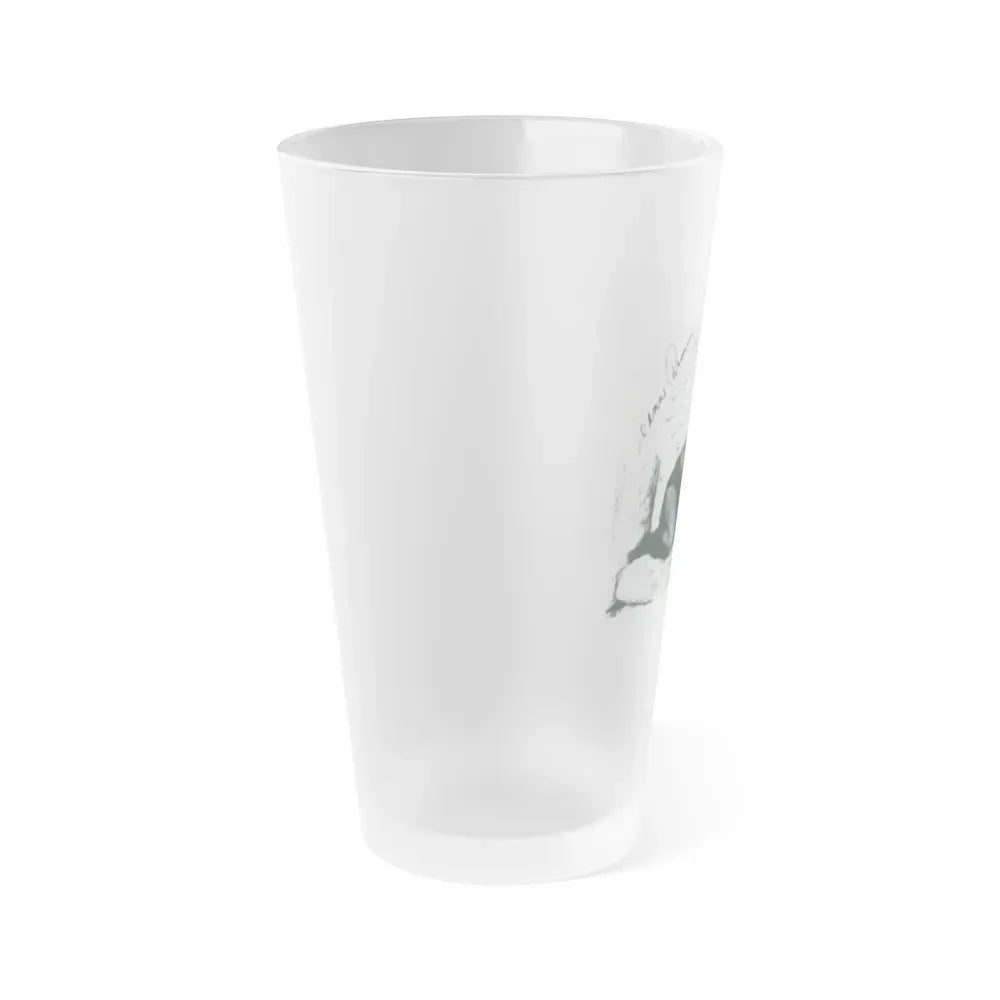 Jeanne Carmen #92 (Vintage Female Icon) Frosted Pint Glass 16oz - Go Mug Yourself
