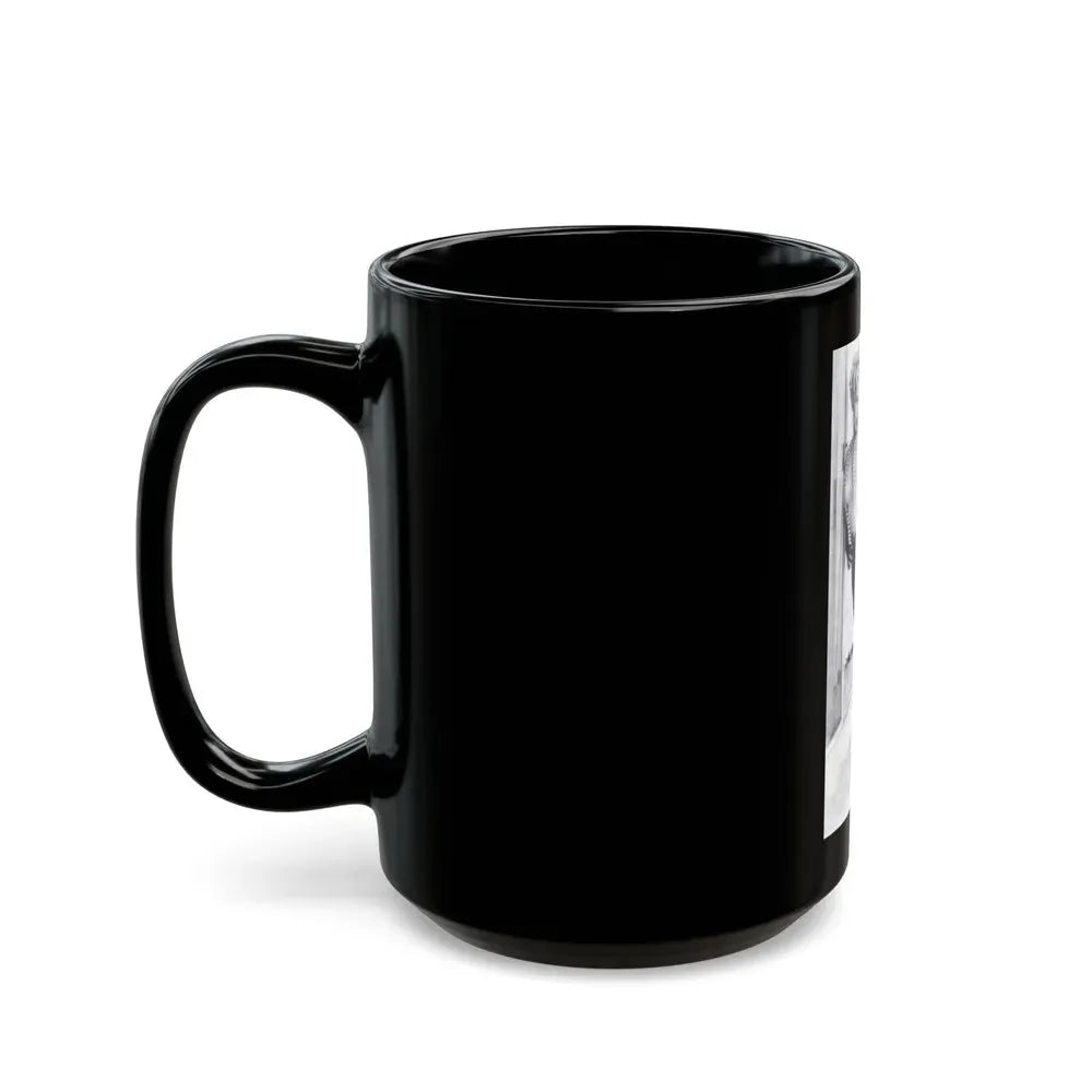 Jeanne Carmen #97 (Vintage Female Icon) Black Coffee Mug - Go Mug Yourself