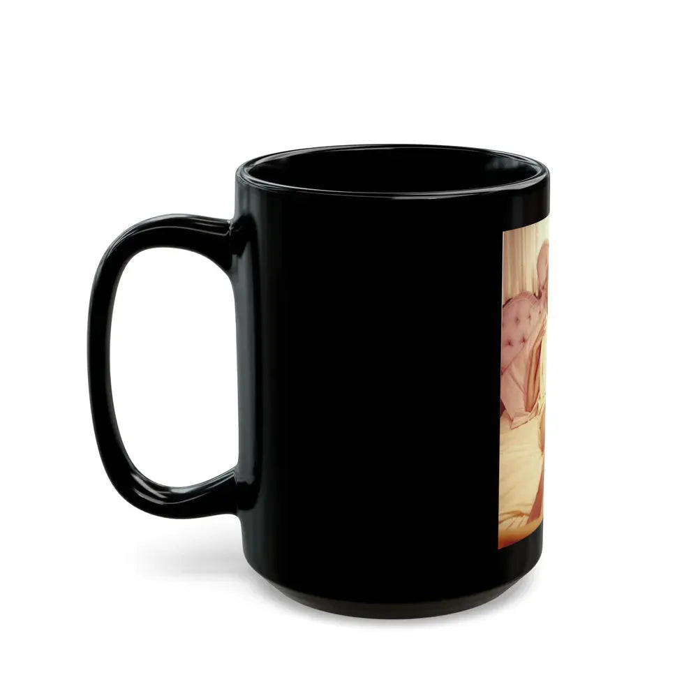 Jeanne Carmen #99 1 (Vintage Female Icon) Black Coffee Mug - Go Mug Yourself