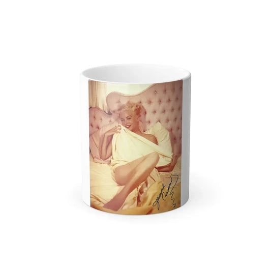Jeanne Carmen #99 1 (Vintage Female Icon) Color Changing Coffee Mug 11oz - Go Mug Yourself