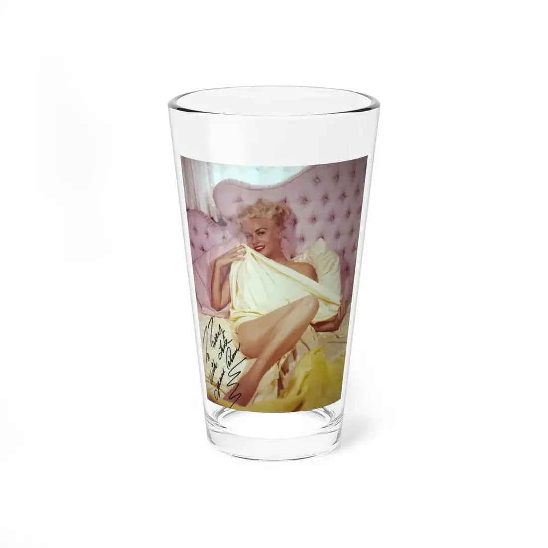 Jeanne Carmen #99 (Vintage Female Icon) Pint Glass 16oz 16oz - Go Mug Yourself