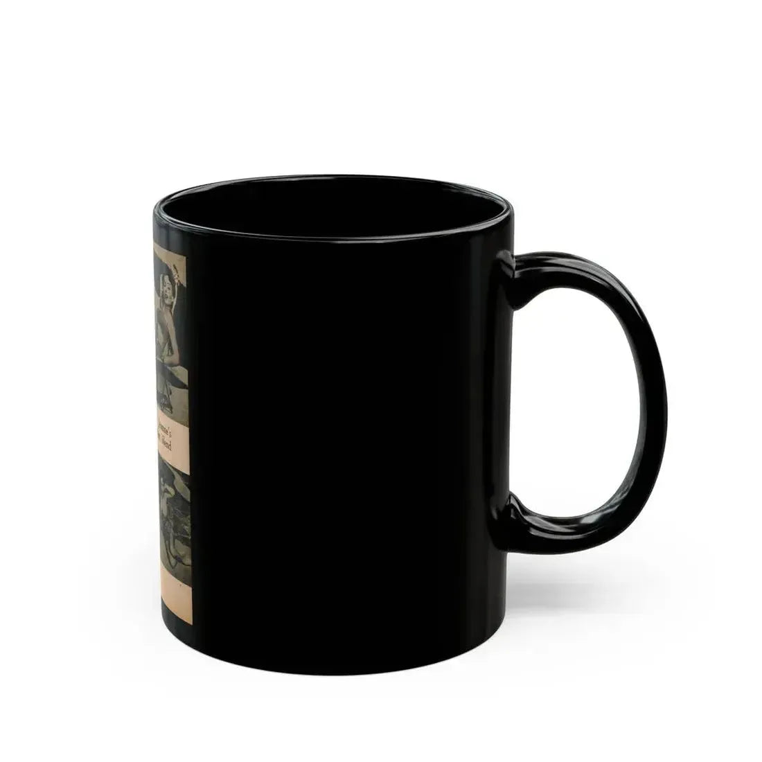 Jeanne Crain #105 - Pages 7 of 7 with, 3 B&W Photos & 1 Caption from Sensation Digest Mag. '54 (Vintage Female Icon) Black Coffee Mug - Go Mug Yourself