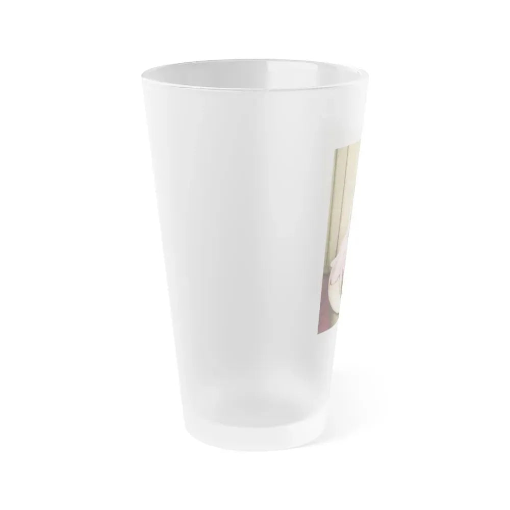 Jeanne Crain #123 (Vintage Female Icon) Frosted Pint Glass 16oz - Go Mug Yourself