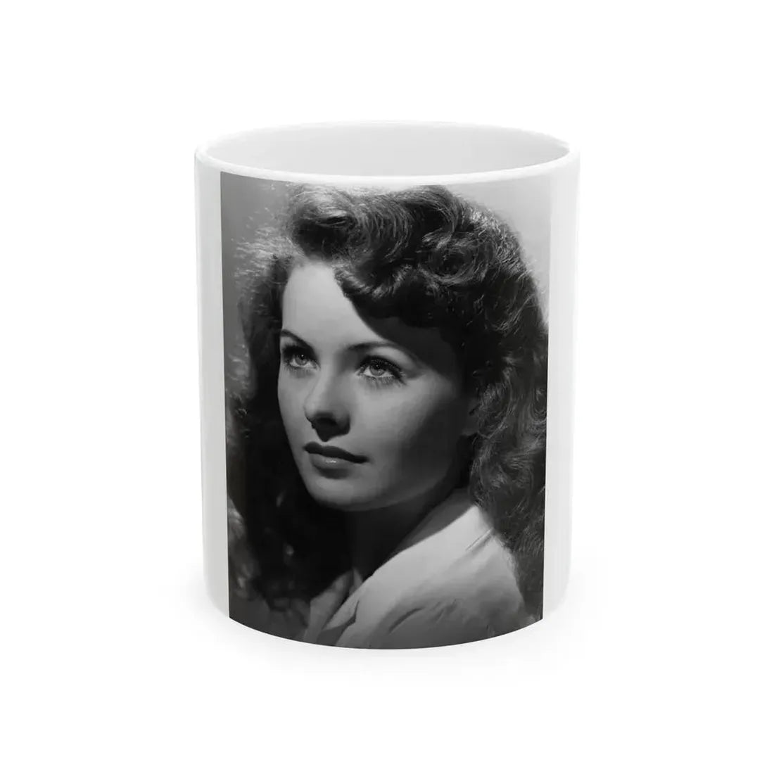 Jeanne Crain #166 (Vintage Female Icon) White Coffee Mug 11oz - Go Mug Yourself