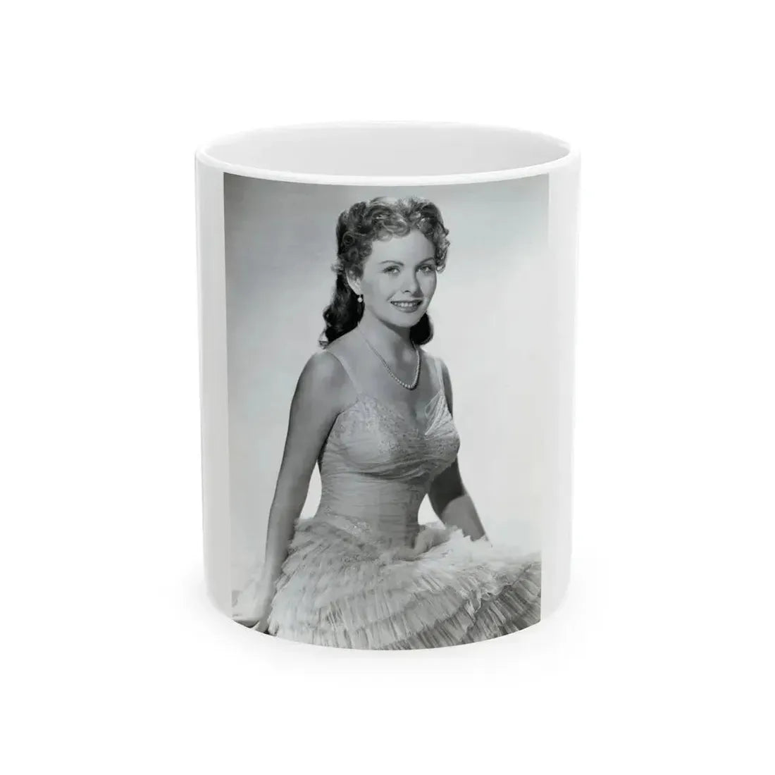 Jeanne Crain #177 (Vintage Female Icon) White Coffee Mug 11oz - Go Mug Yourself