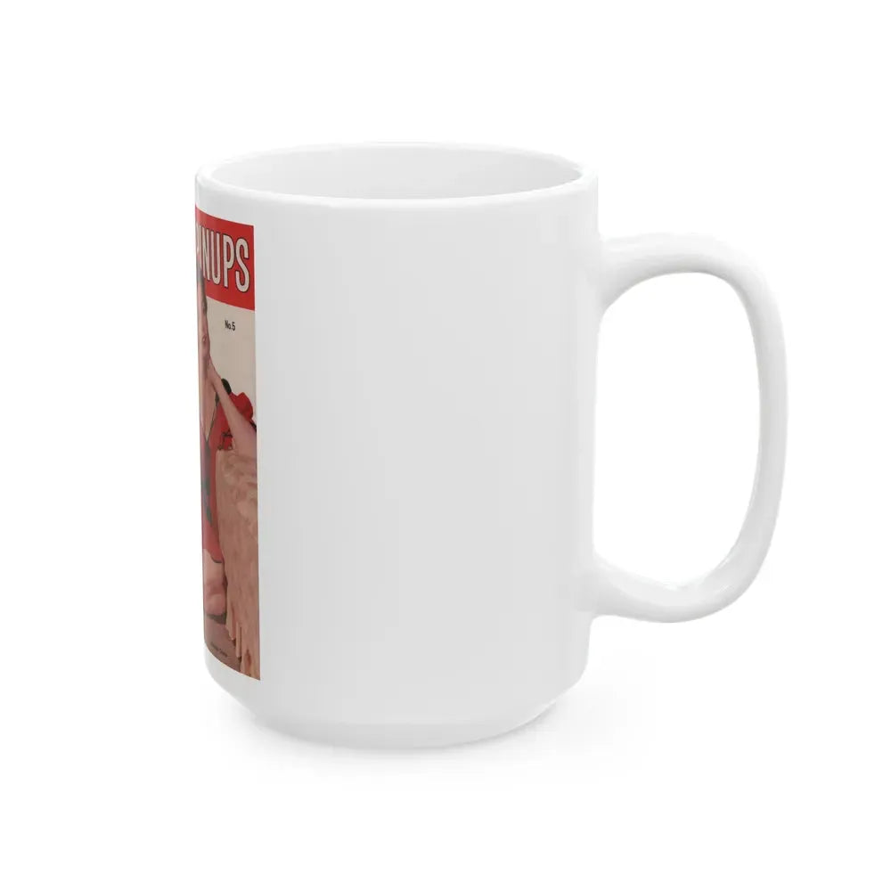 Jeanne Crain #187 - Photoplay Pin-Ups Magazine Issue #5 (Vintage Female Icon) White Coffee Mug - Go Mug Yourself