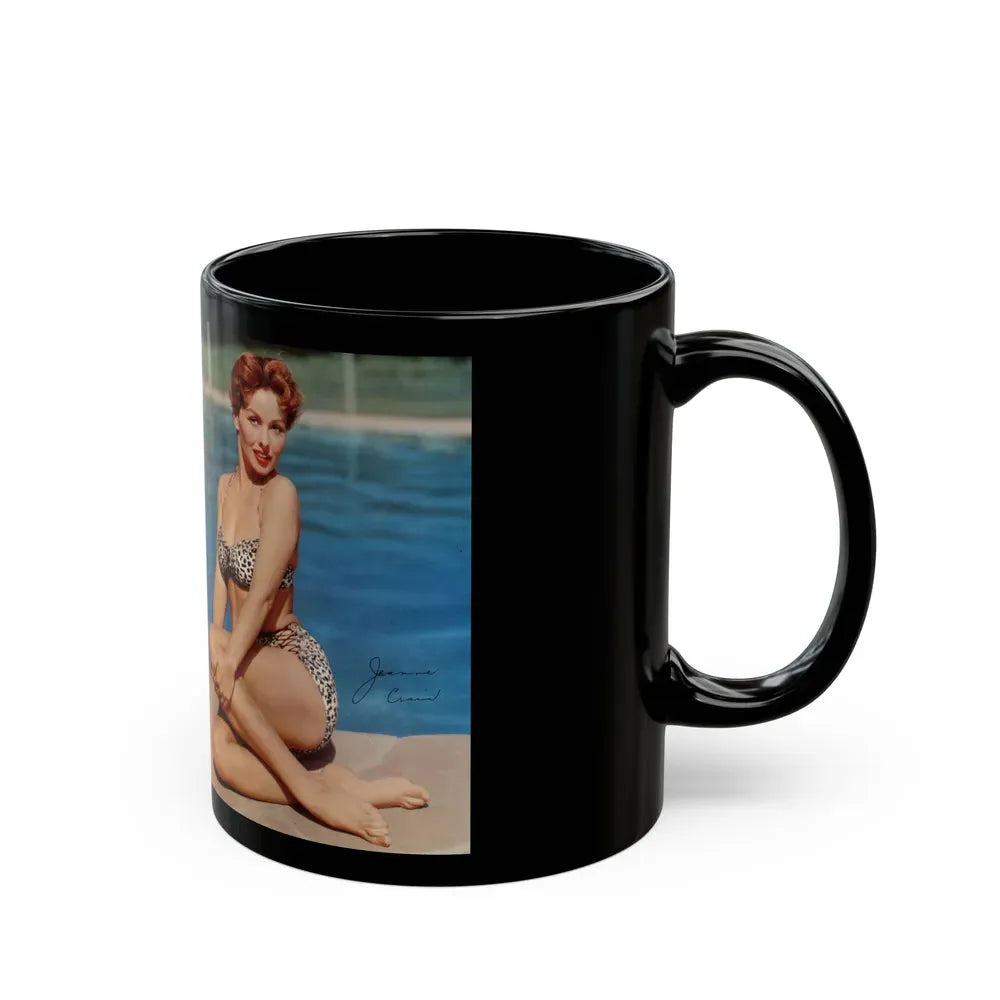 Jeanne Crain #189 - Modern Screen Pin-Ups Magazine Issue #1 (Vintage Female Icon) Black Coffee Mug - Go Mug Yourself