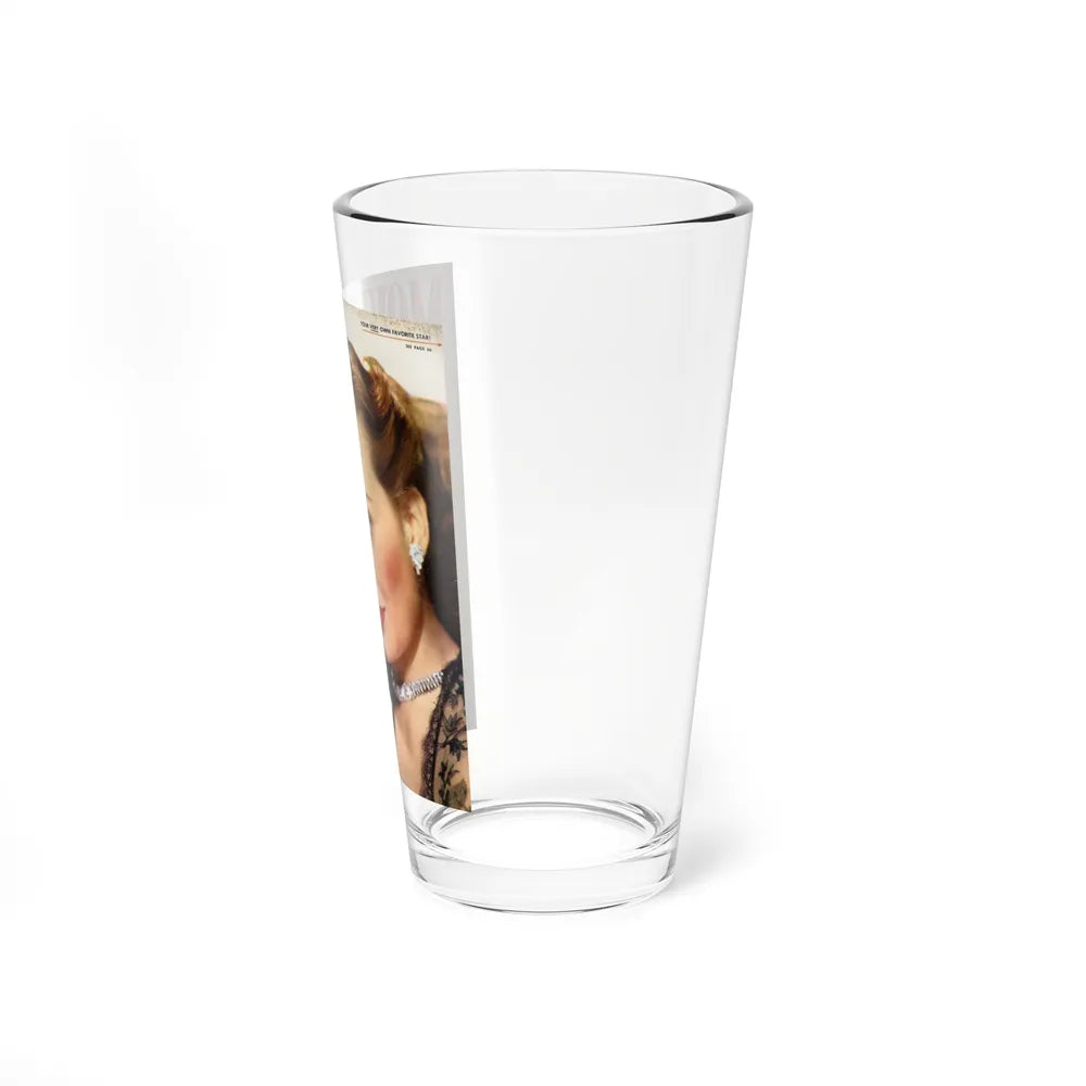 Jeanne Crain #193 - Mag. Cover (Vintage Female Icon) Pint Glass 16oz - Go Mug Yourself