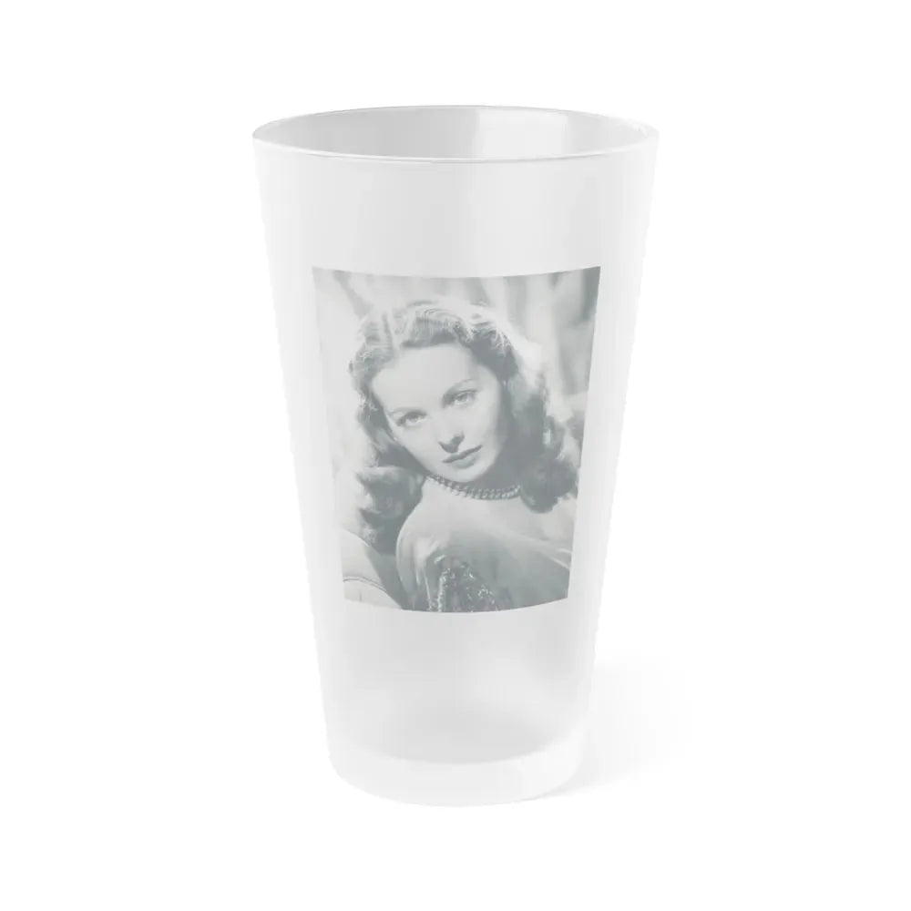 Jeanne Crain #97 (Vintage Female Icon) Frosted Pint Glass 16oz 16oz Frosted - Go Mug Yourself