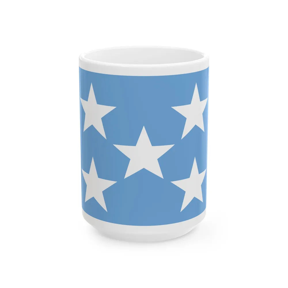 Jefe de operaciones navales armada Argentina bandera (Argentina) White Coffee Mug 15oz - Go Mug Yourself