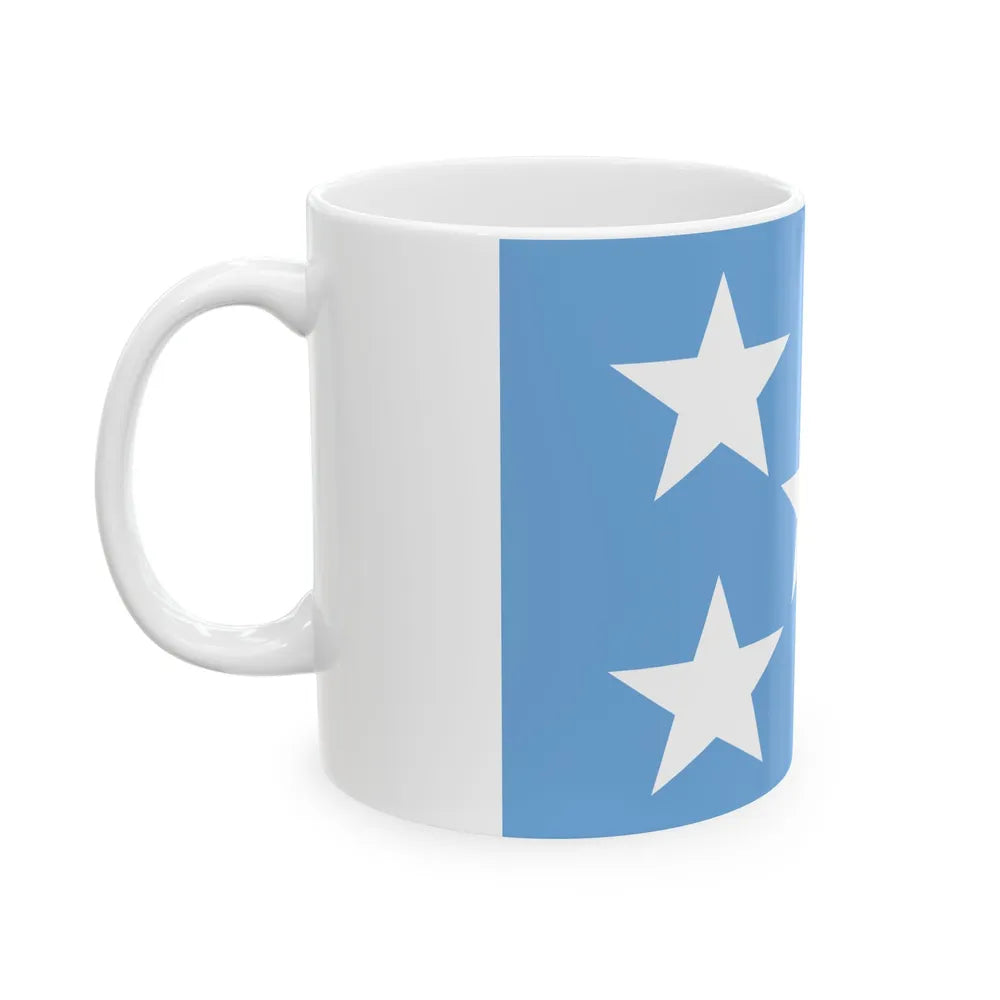 Jefe de operaciones navales armada Argentina bandera (Argentina) White Coffee Mug - Go Mug Yourself