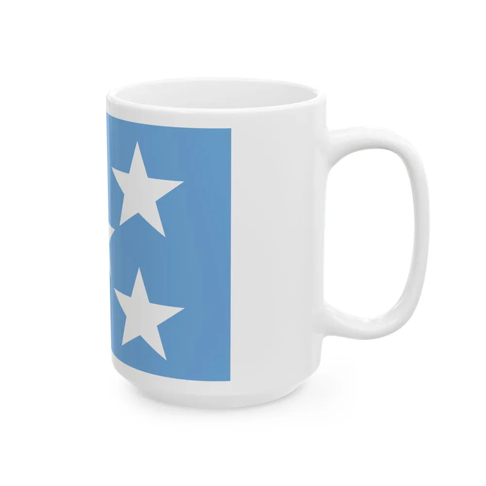 Jefe de operaciones navales armada Argentina bandera (Argentina) White Coffee Mug - Go Mug Yourself