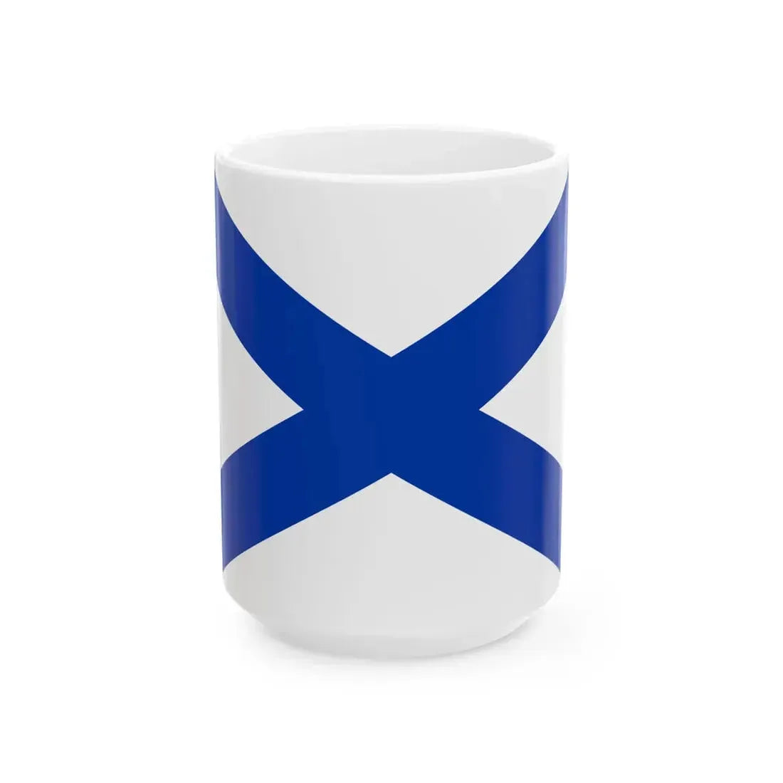 Jefe del Estado Mayor General Armada Argentina bandera (Argentina) White Coffee Mug 15oz - Go Mug Yourself