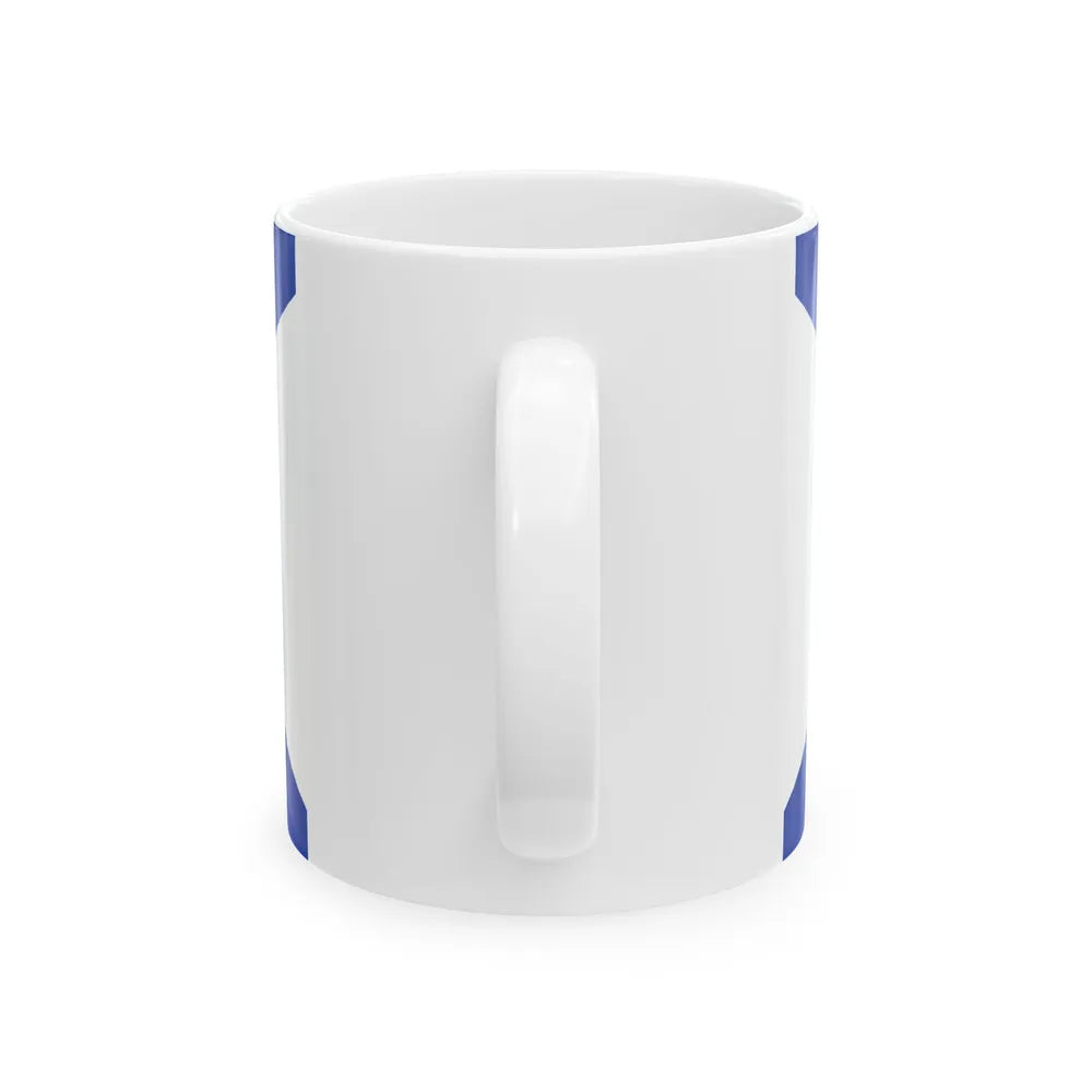 Jefe del Estado Mayor General Armada Argentina bandera (Argentina) White Coffee Mug - Go Mug Yourself
