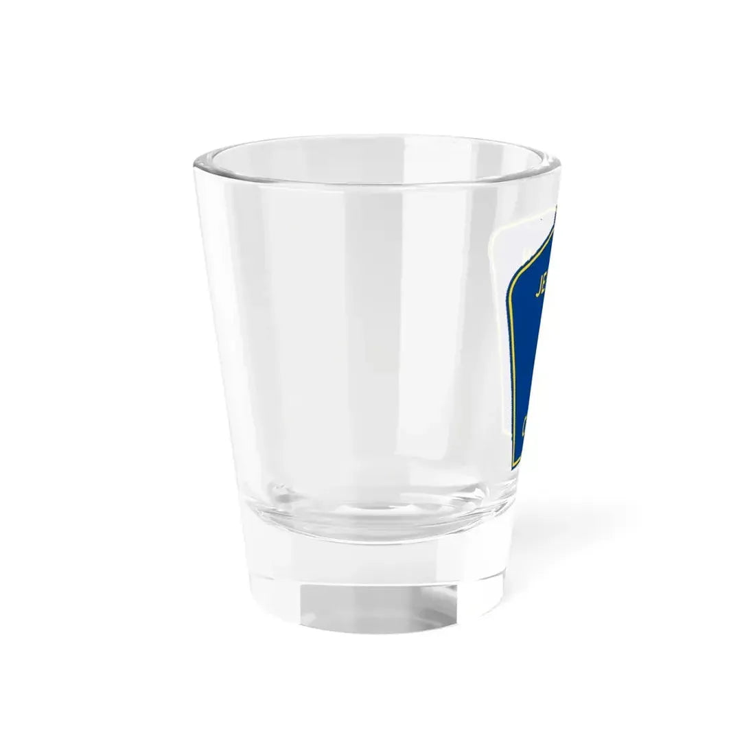 Jefferson County 3 (Florida) (Road Sign) Shot Glass 1.5oz - Go Mug Yourself