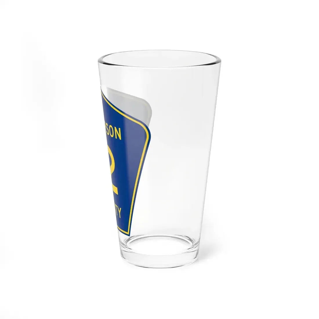 Jefferson County Route 12 AL (Alabama) (Road Sign) Pint Glss 16oz - Go Mug Yourself